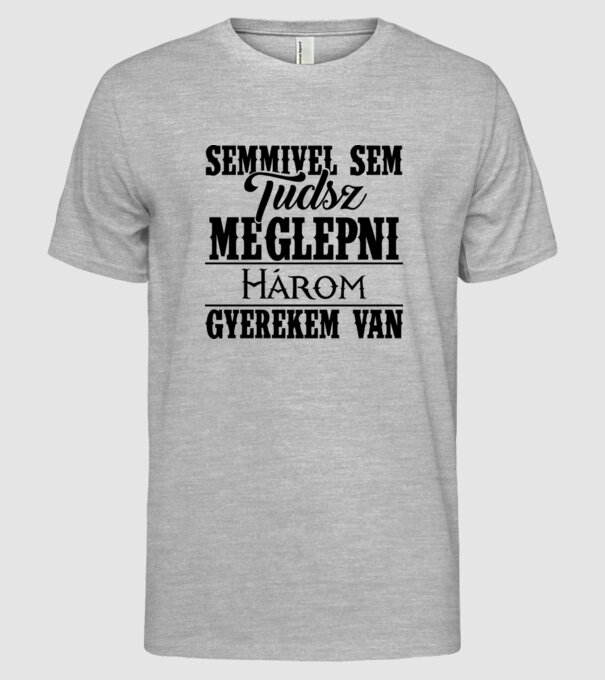  minta szürke pólón