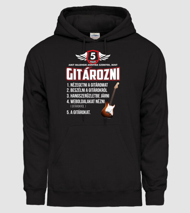  minta fekete pólón