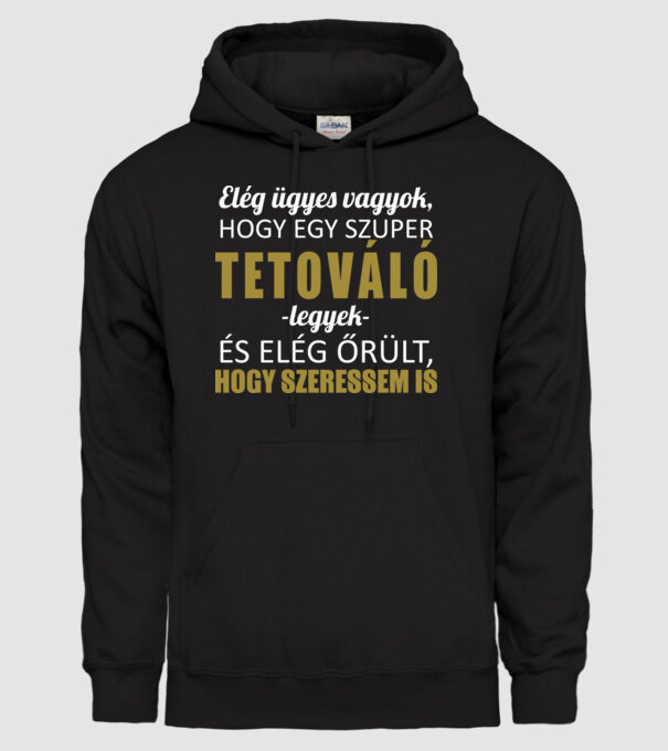  minta fekete pólón