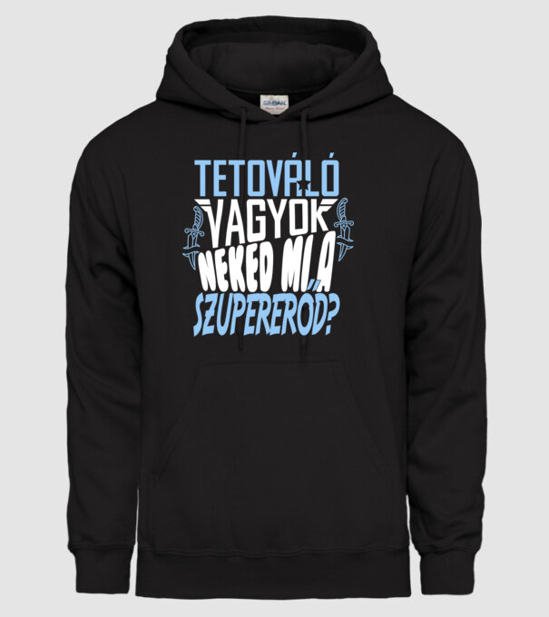  minta fekete pólón