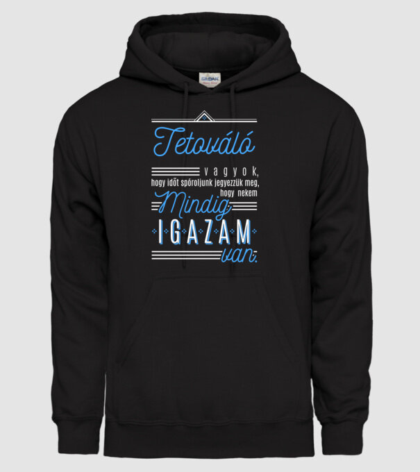  minta fekete pólón