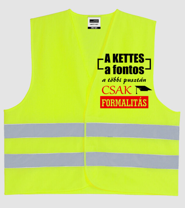  minta neonsárga pólón