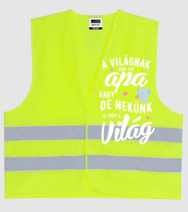  minta neonsárga pólón