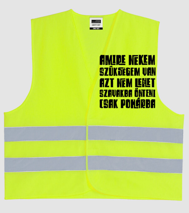 minta neonsárga pólón