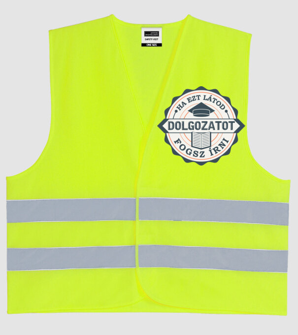  minta neonsárga pólón