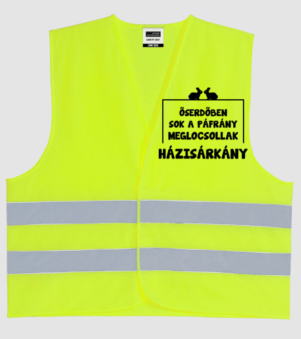 minta neonsárga pólón