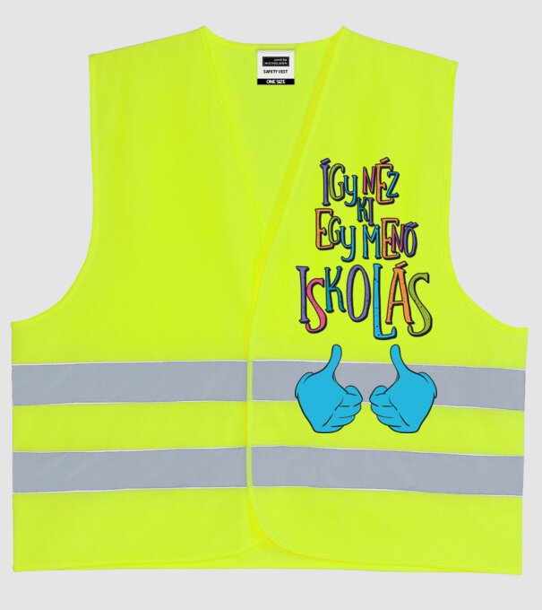  minta neonsárga pólón