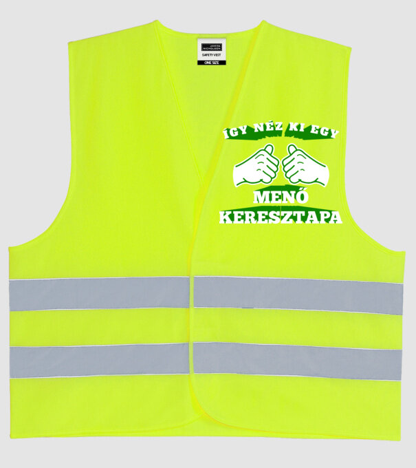  minta neonsárga pólón
