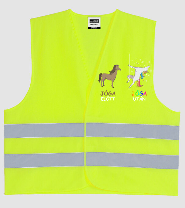  minta neonsárga pólón