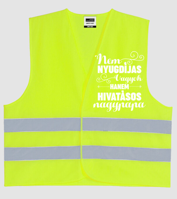  minta neonsárga pólón