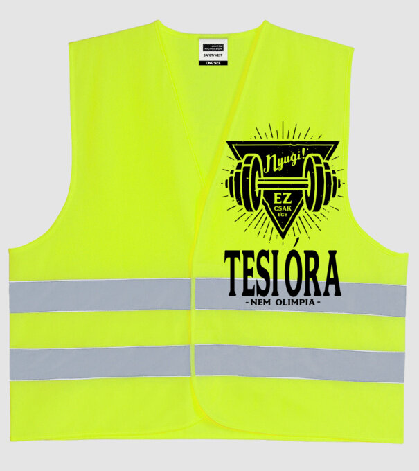  minta neonsárga pólón