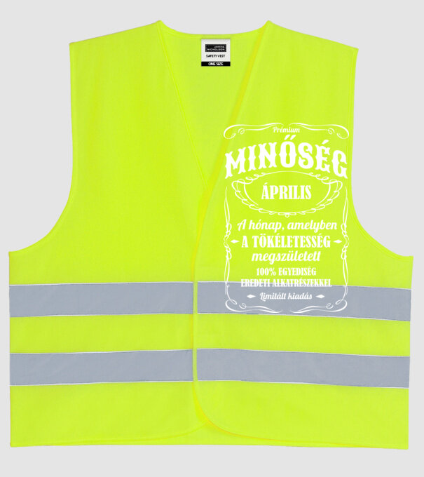  minta neonsárga pólón