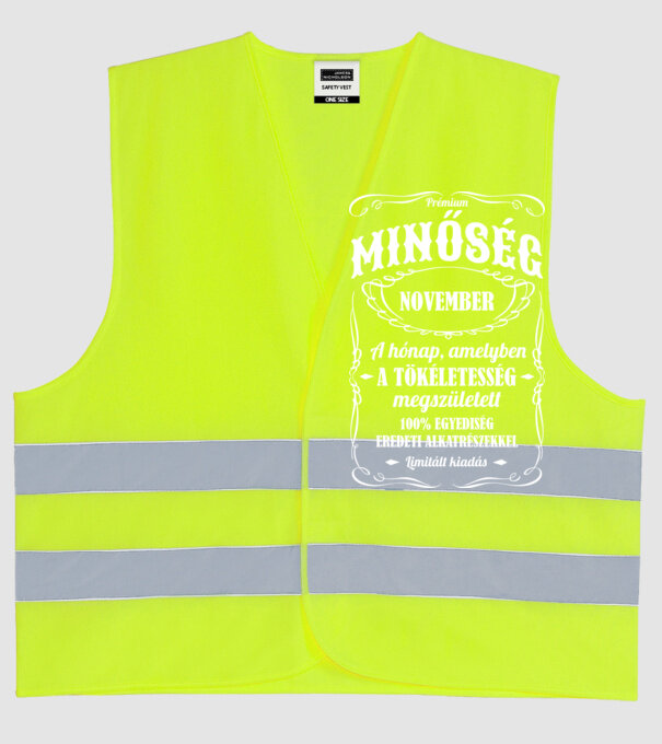 minta neonsárga pólón