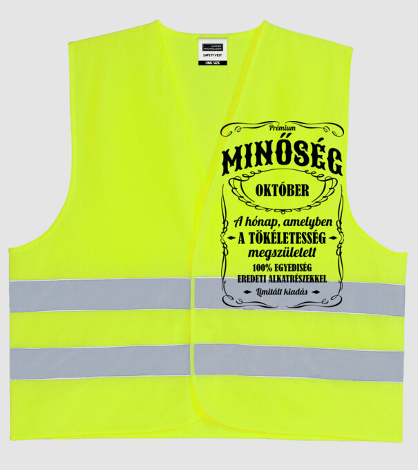  minta neonsárga pólón