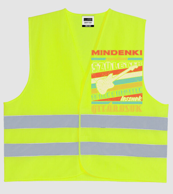  minta neonsárga pólón