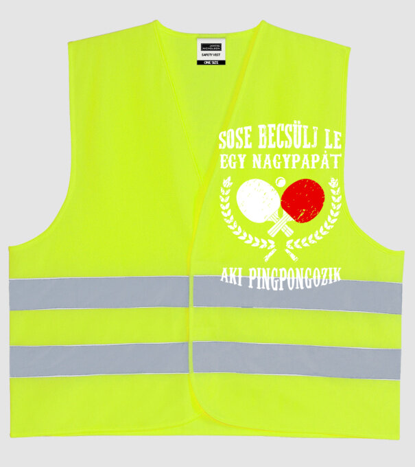  minta neonsárga pólón