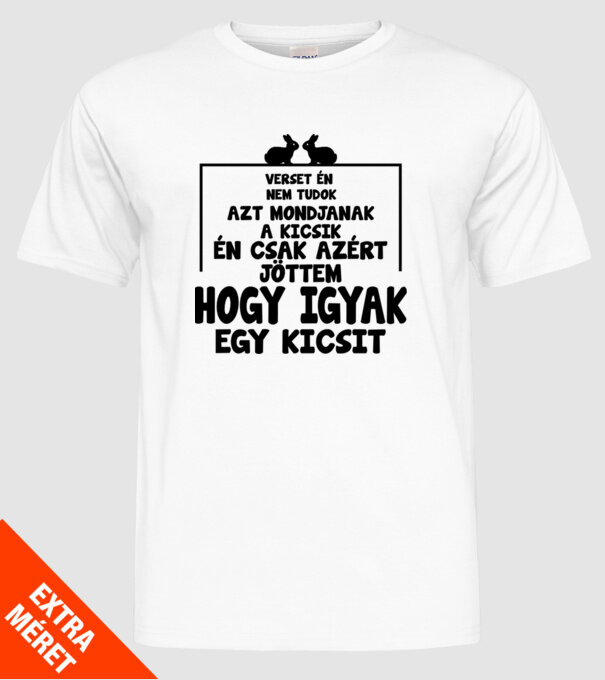  minta fehér pólón