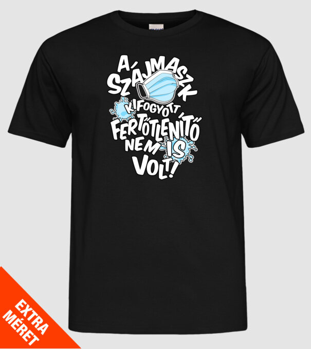  minta fekete pólón