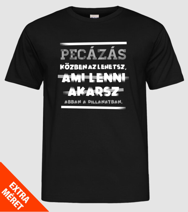  minta fekete pólón