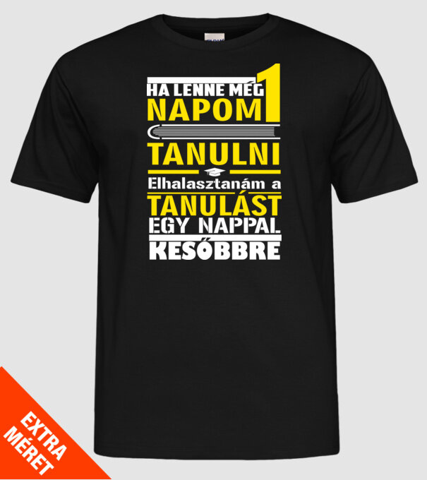  minta fekete pólón