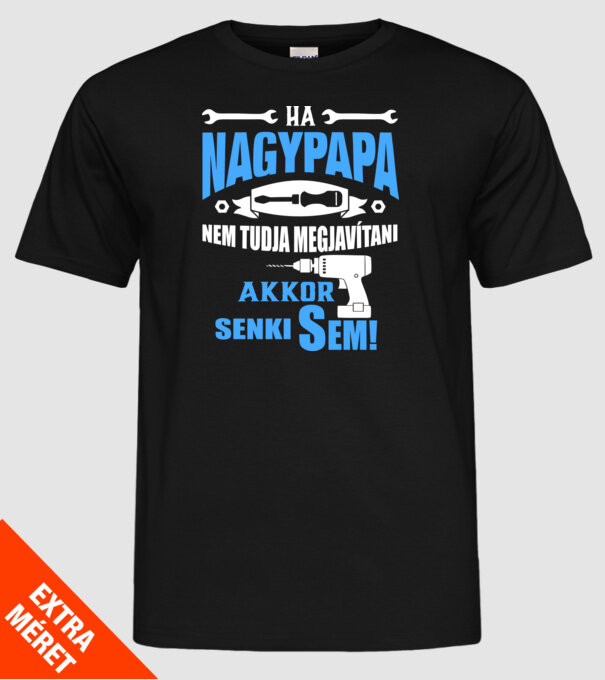  minta fekete pólón