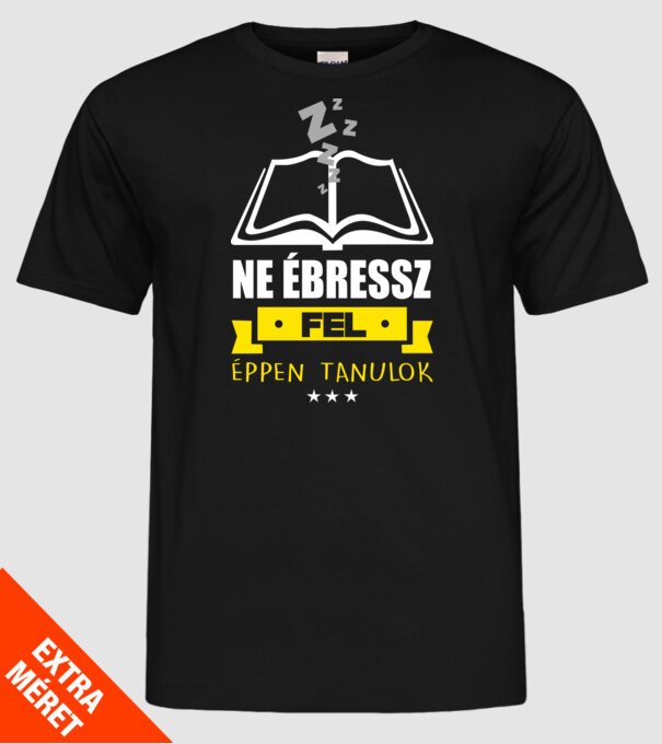  minta fekete pólón