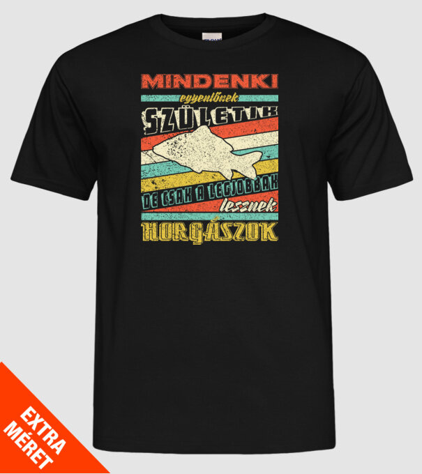  minta fekete pólón