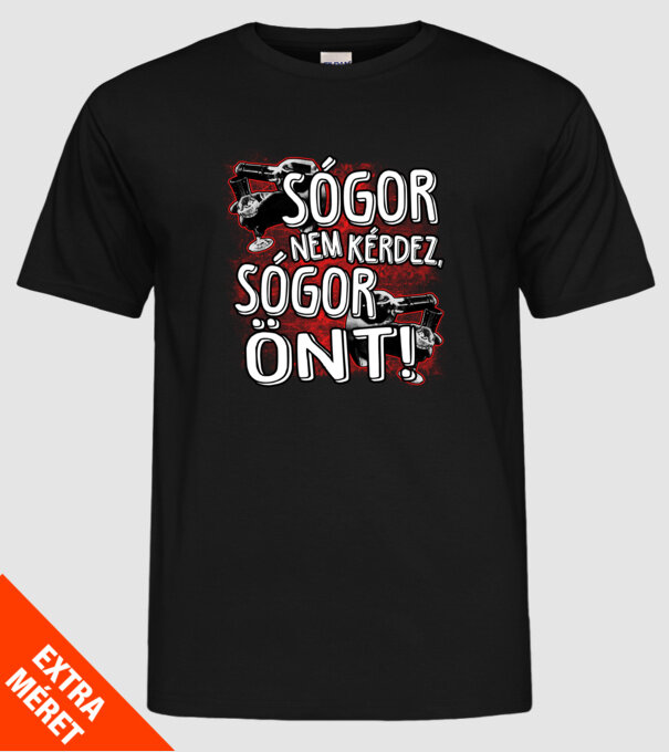  minta fekete pólón