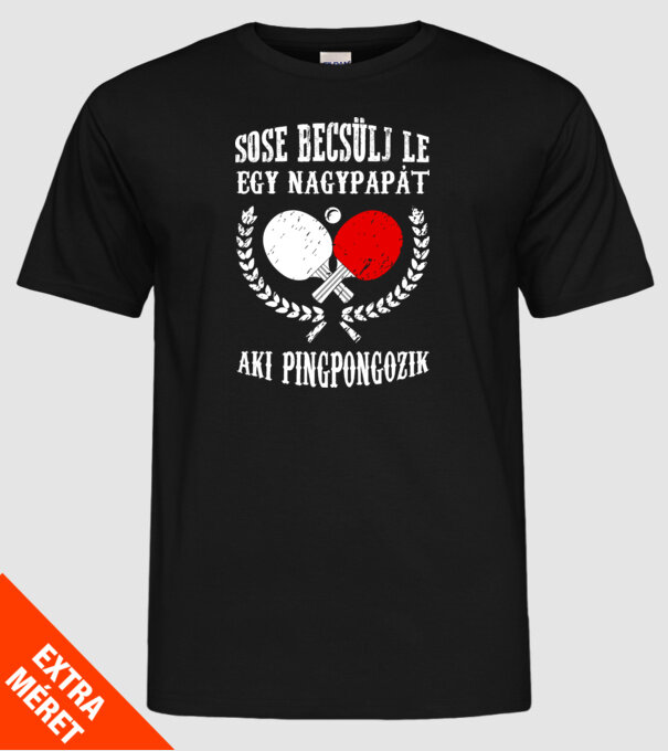  minta fekete pólón