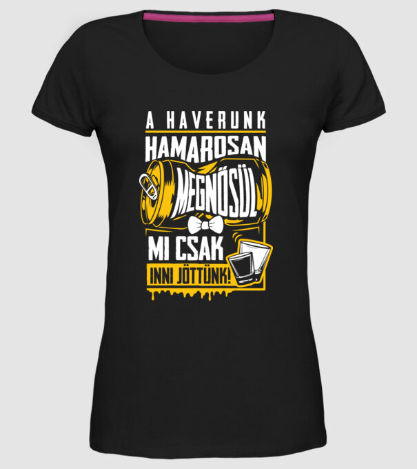  minta fekete pólón