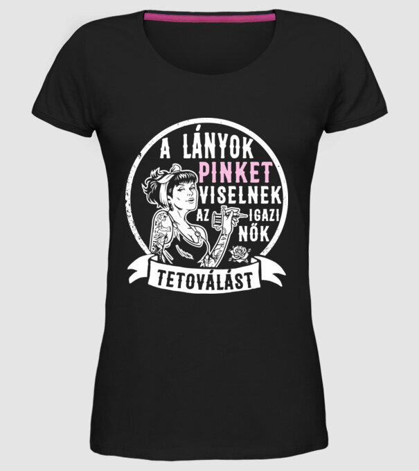  minta fekete pólón
