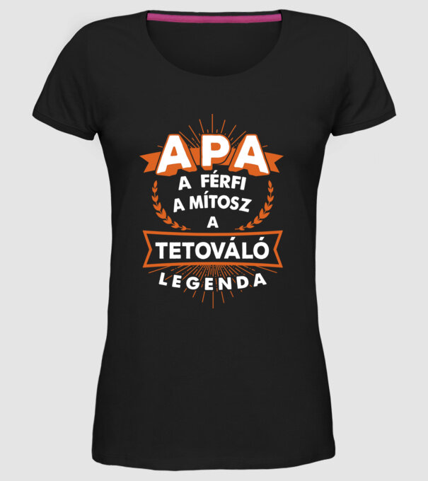  minta fekete pólón