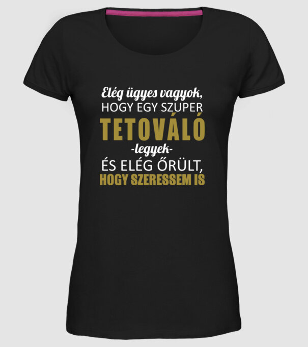  minta fekete pólón