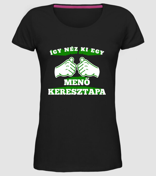  minta fekete pólón
