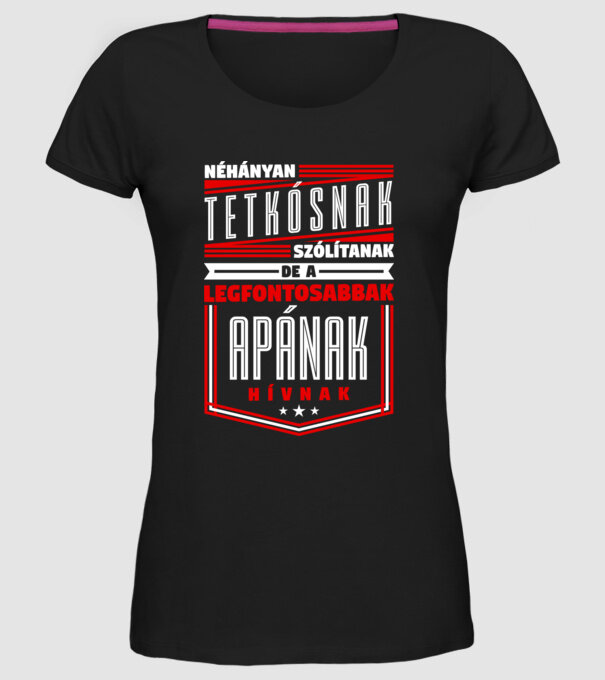  minta fekete pólón
