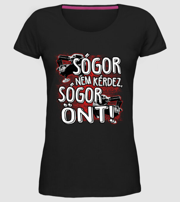  minta fekete pólón