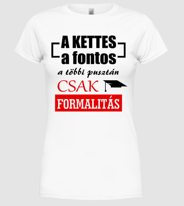  minta fehér pólón