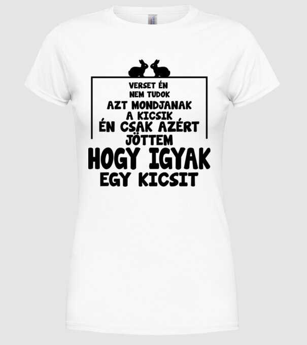  minta fehér pólón