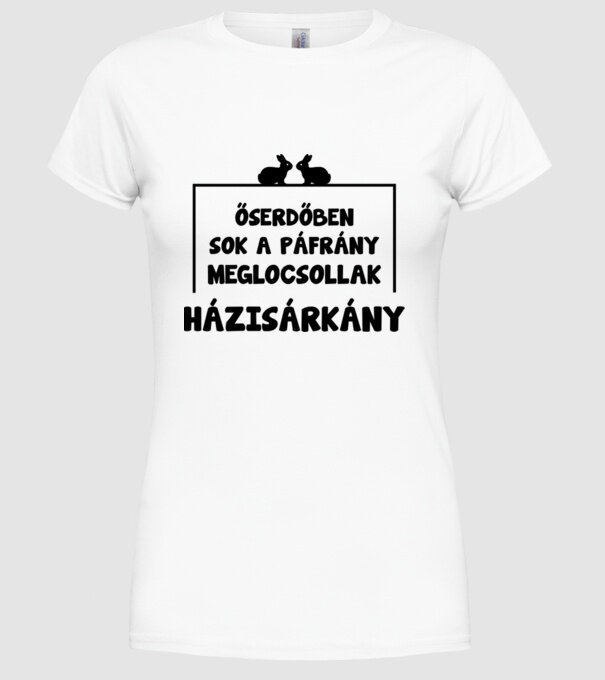  minta fehér pólón