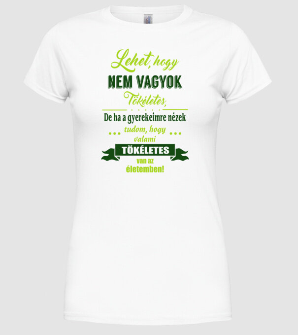  minta fehér pólón