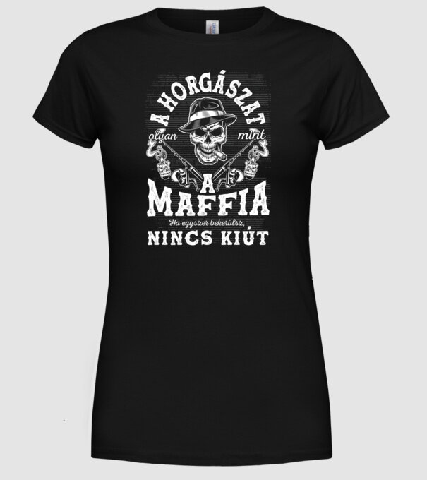  minta fekete pólón