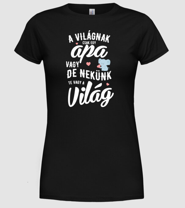  minta fekete pólón
