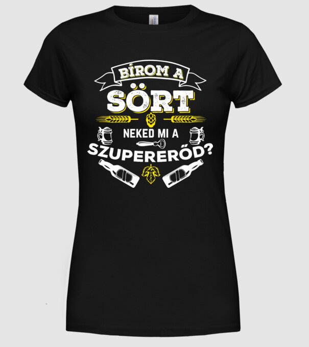  minta fekete pólón
