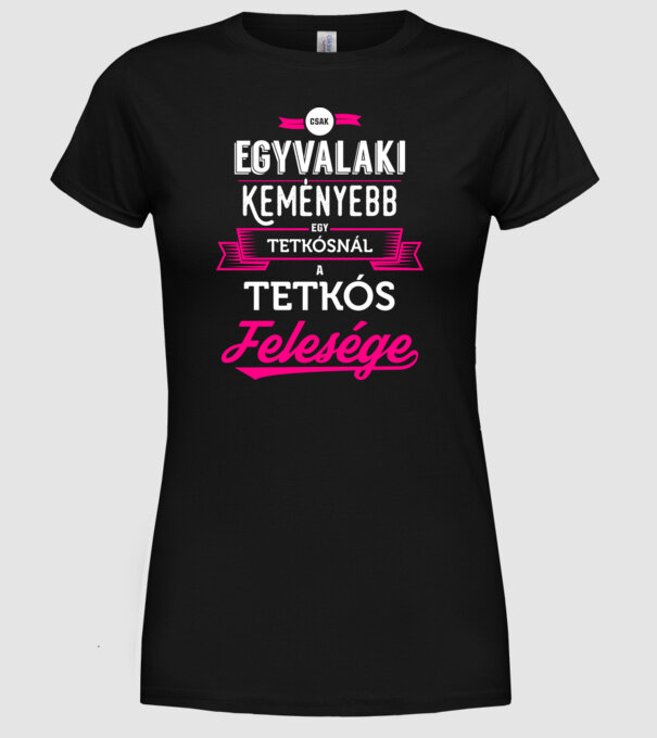  minta fekete pólón
