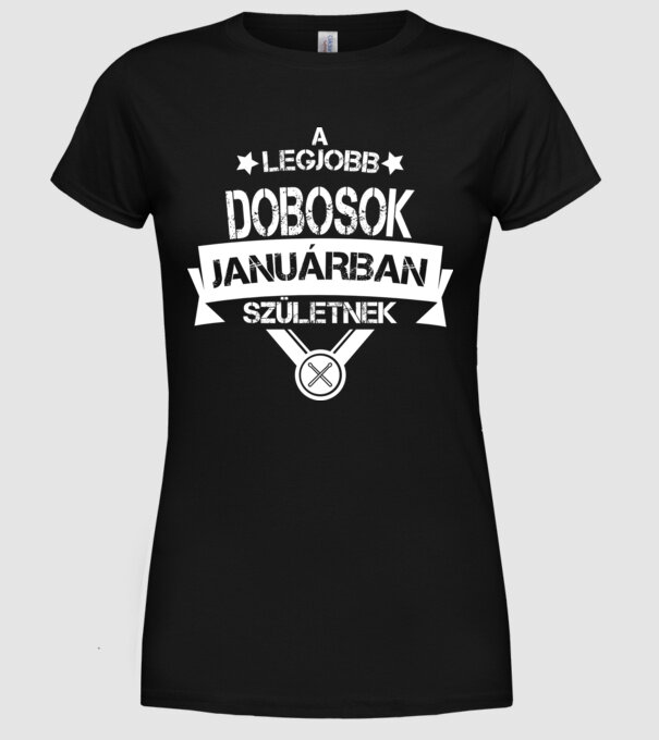  minta fekete pólón