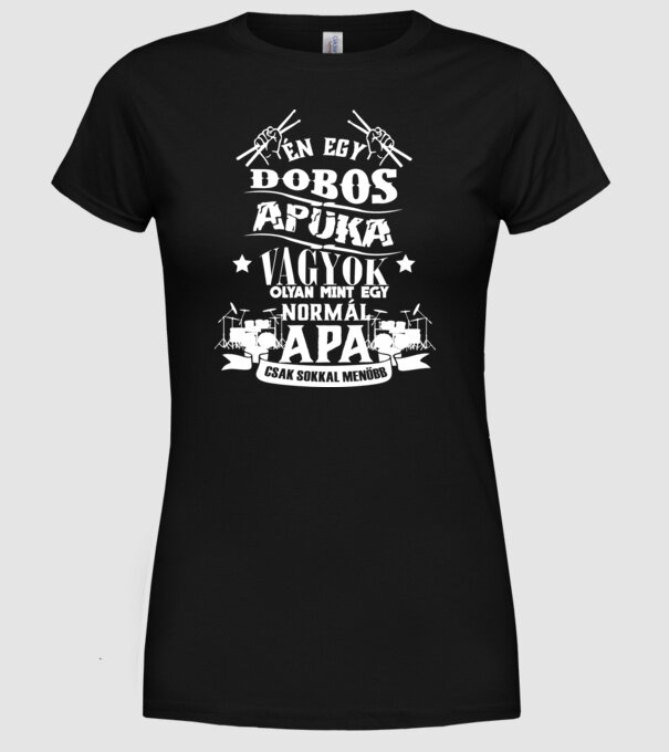  minta fekete pólón