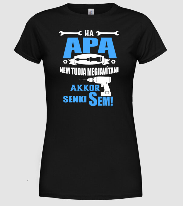  minta fekete pólón