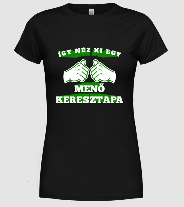  minta fekete pólón