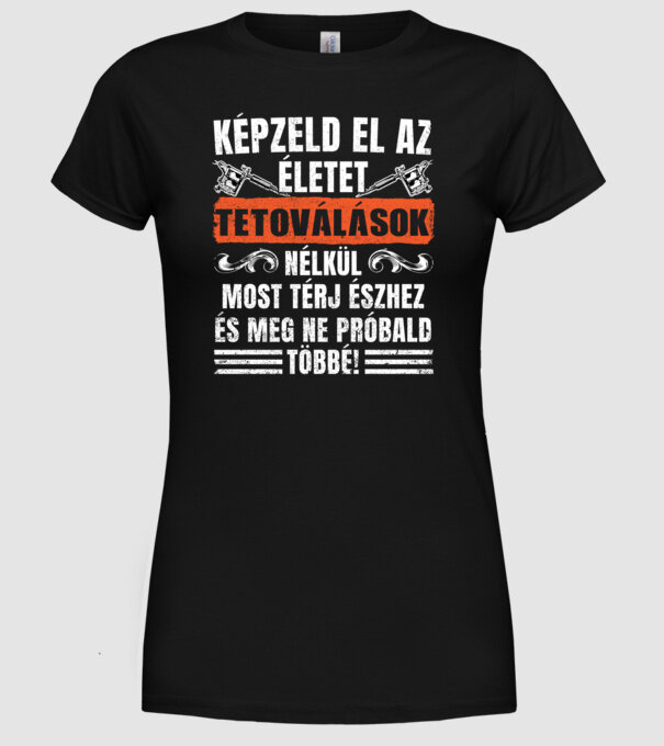  minta fekete pólón