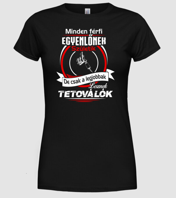  minta fekete pólón